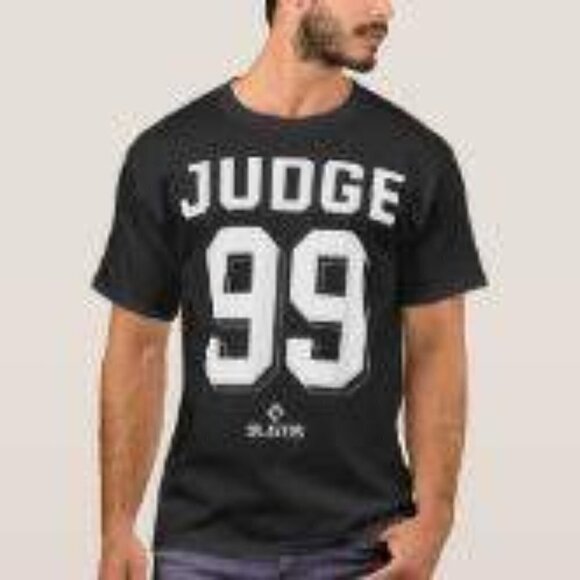 Aaron Judge 99 New York Baseball Player MLBPA Sports T-Shirt - Picture 2 of 2
